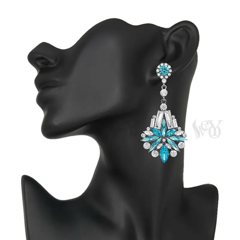 Женские длинные серьги кристалл VEYO роскошные высокого качества|jewelry making earring|jewelry