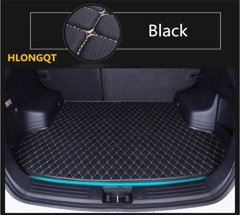

HLONGQT Cargo Liner Trunk Mats For BMW 3 series E90 318 320 325 2005-2012 Boot Mat H-Quality Embroidery Leather Free shipping
