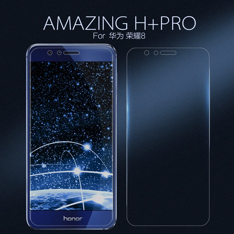Для huawei honor 8 (5 2 дюймов) Nillkin H + Pro 2.5D Закругление 0 мм закаленное стекло экран