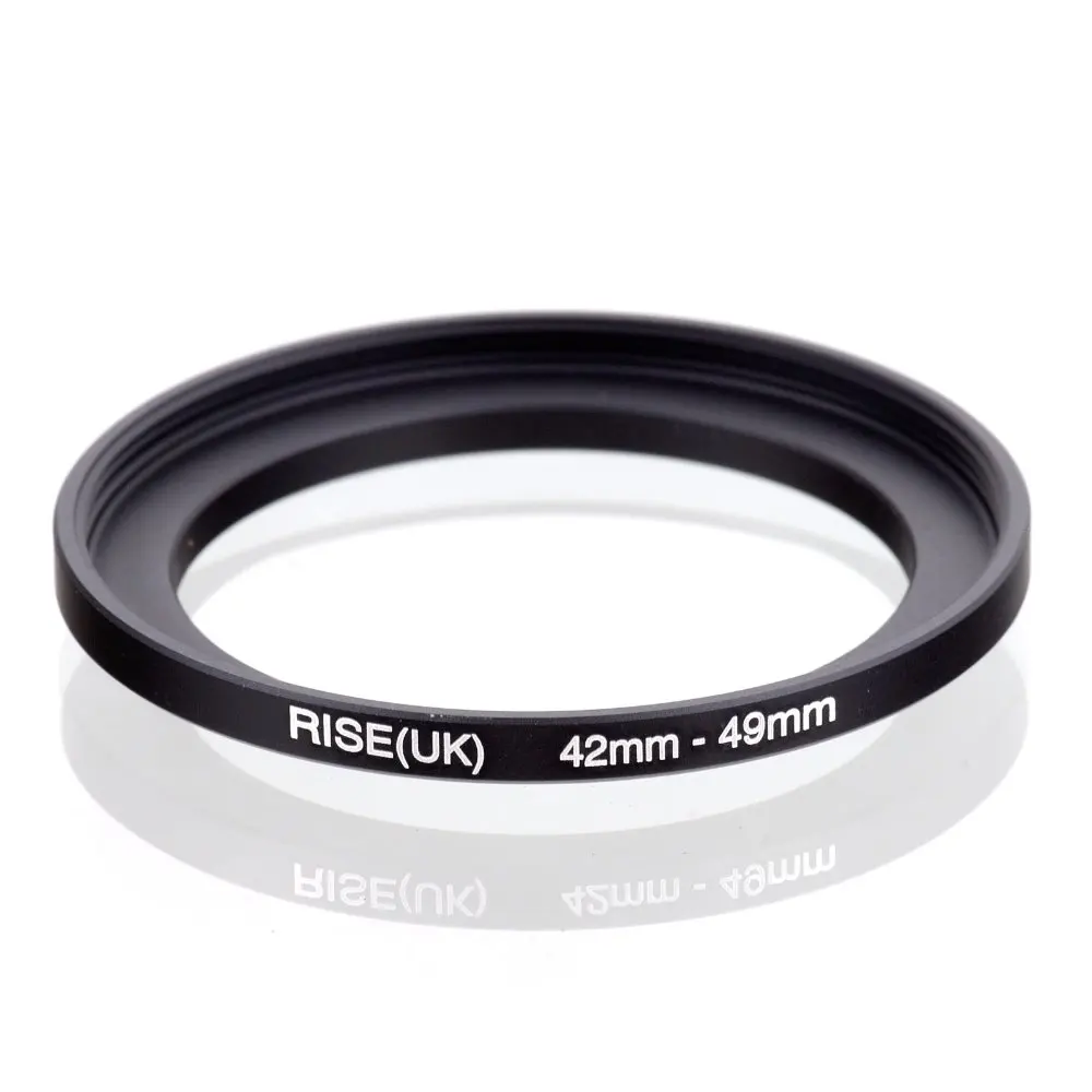 

original RISE(UK) 42mm-49mm 42-49mm 42 to 49 Step Up Ring Filter Adapter black
