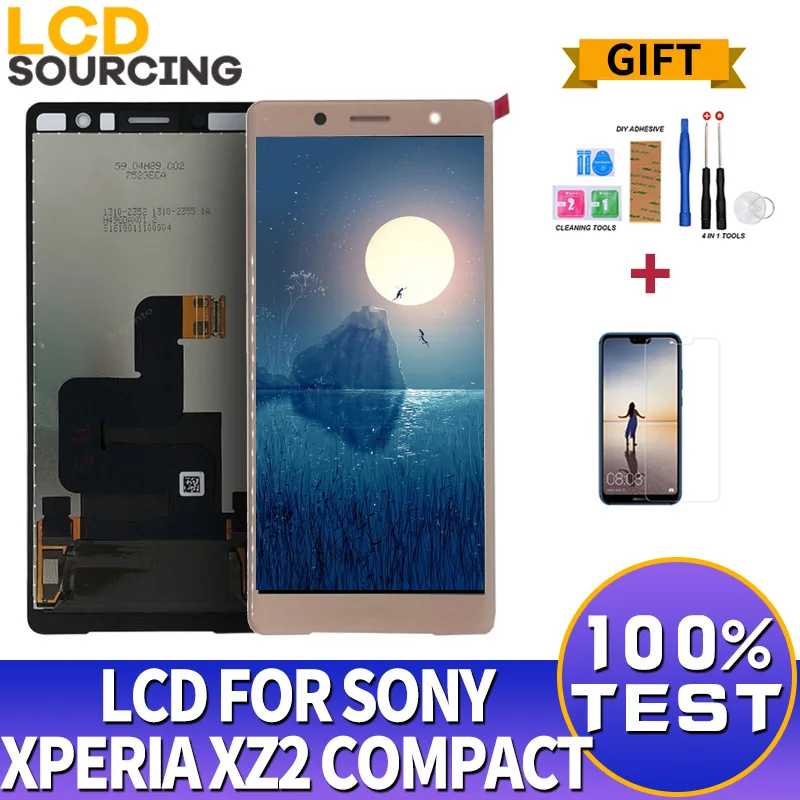 

5.0" LCD For Sony Xperia XZ2 Compact LCD Display Touch Screen Digitizer Assembly For Sony XZ2 Mini Screen Replacement