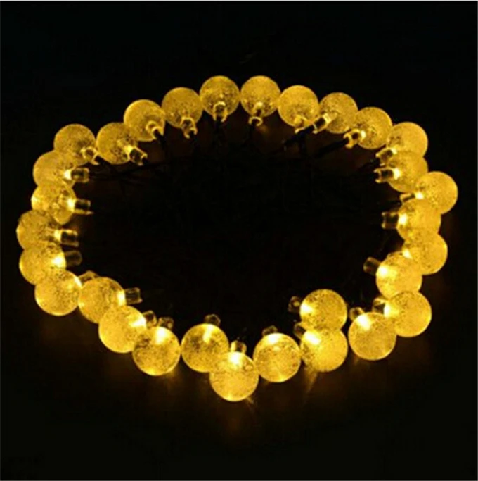 Уличные светодиодные ленты на солнечной батарее лента с шариками-шариками