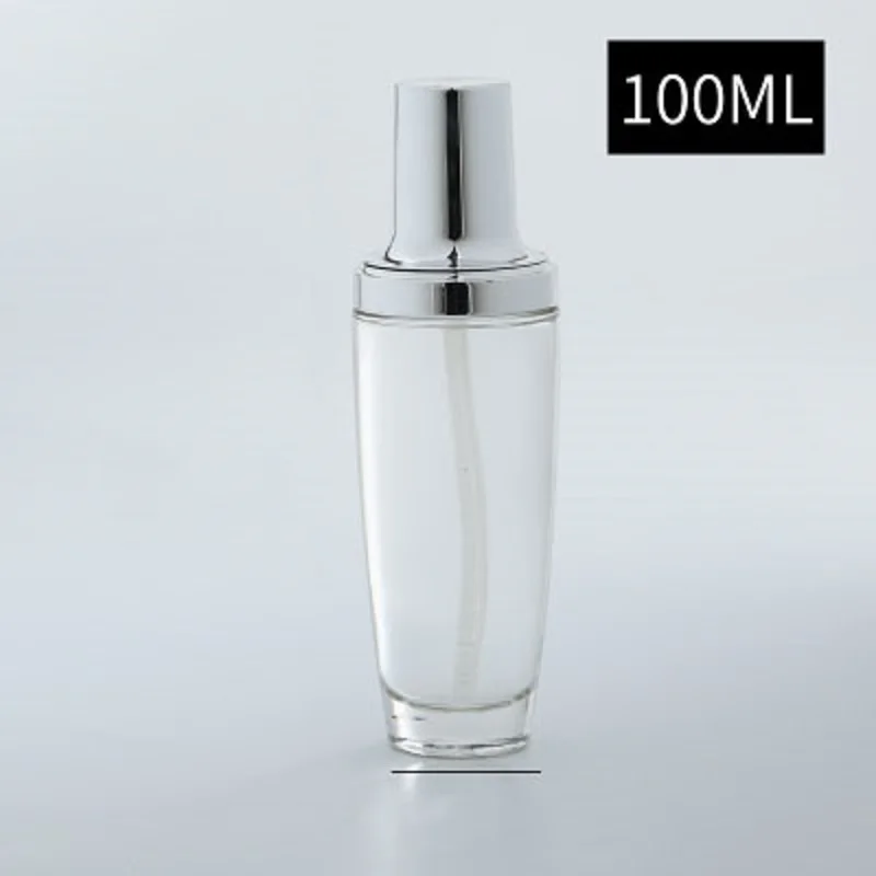 100ml Pump Bottle 20 г, 30 г, 50 г, 20 мл, 30 мл, 50 контейнеры для косметики, мл бутылка Стекло брызга насоса с дозатором для упаковки 100 мл 120 многоразовая бутылка баночка для крема - Цвет: 100ml Pump Bottle