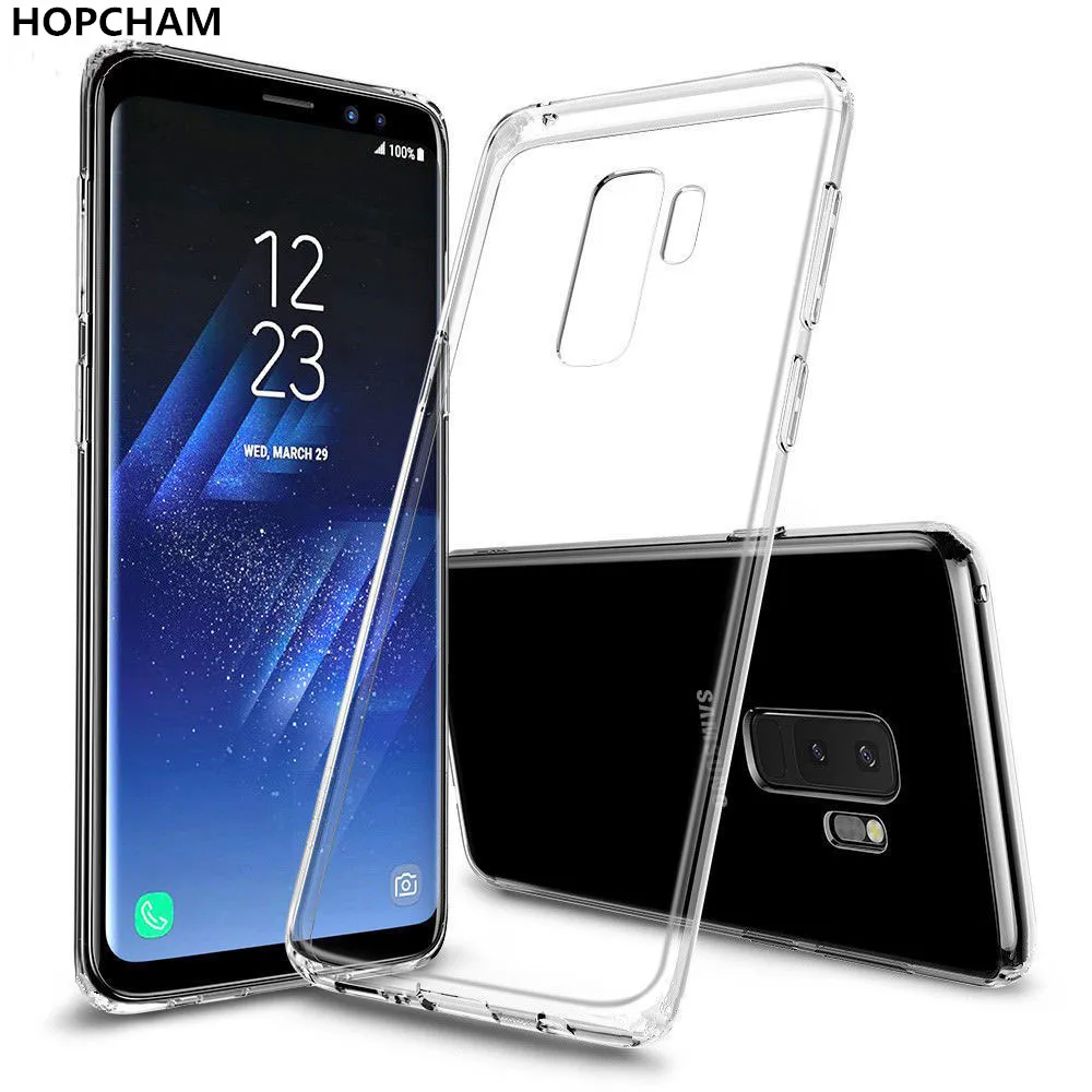 Роскошный мягкий силиконовый чехол HOPCHAM для Samsung Galaxy S7 Edge S8 Plus S9 Note 8 S6