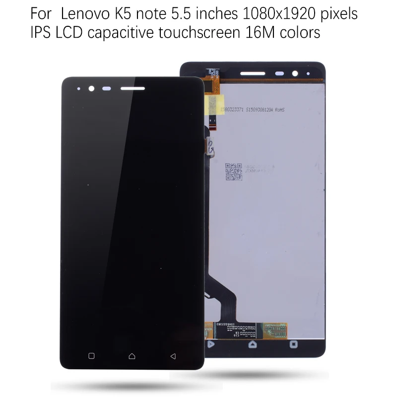 5 &quotОригинальный ЖК дисплей для lenovo Vibe K5 Note сенсорный экран с рамкой сменный
