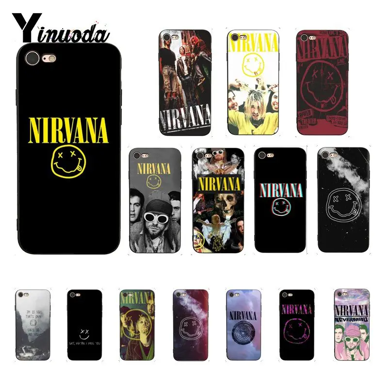 Новый чехол для телефона Yinuoda Nirvana Kurt Cobain iPhone 8 7 6 6S Plus X XS MAX 5 5S SE XR 10|Чехлы-накладки| |