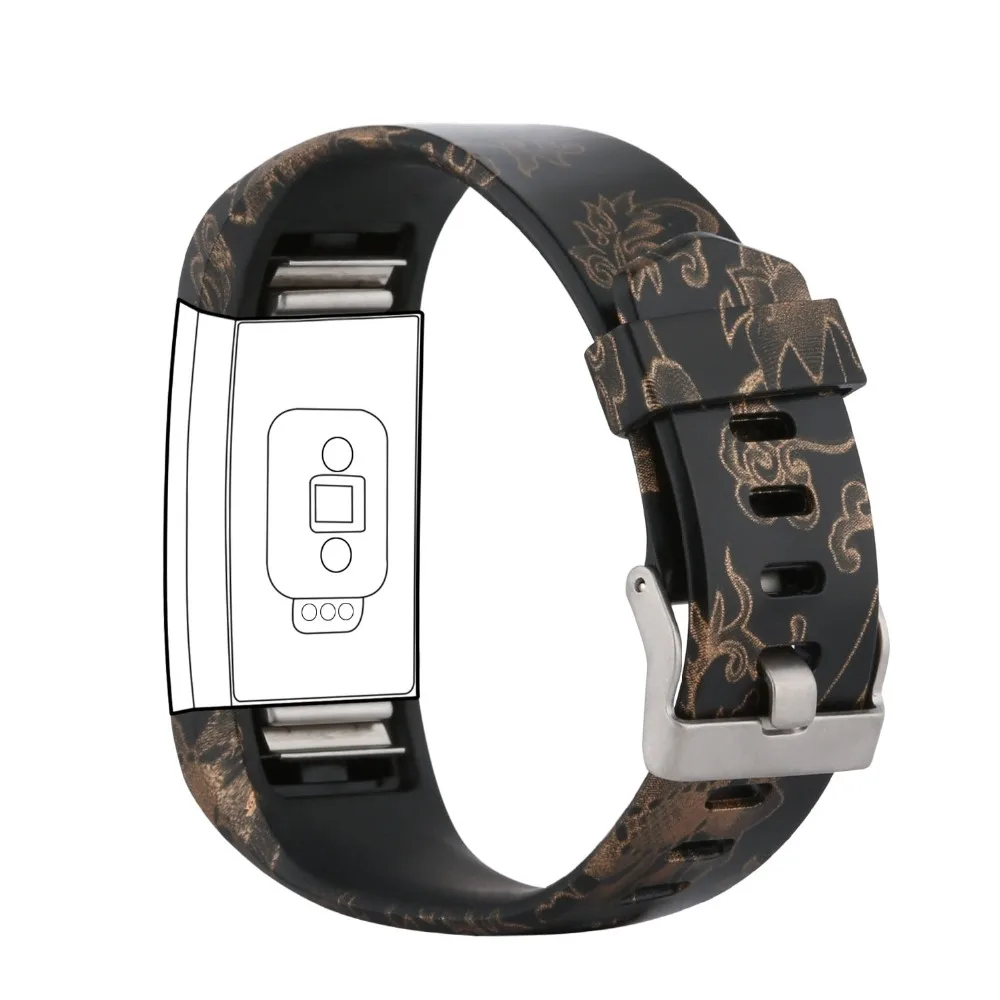 (Charge2HS) C-G012 для Fitbit Charge 2 ремешка мягкий Регулируемый сменный спортивный браслет