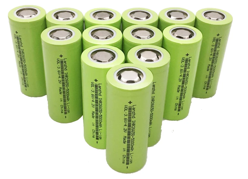 10 шт. 26650 перезаряжаемая батарея 50A литиевая батарея 3,7 V 5000mA 26650-50A INR26650 батарея 26650 подходит для фонарика