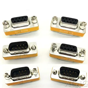 Новый переходник с женского на женский DB9 9-контактный переходник с мужского на мужское DB9 кросс-адаптер Oranger нуль модем мини