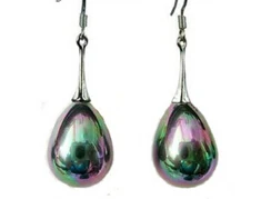 Xiuli 00521 модная яркая черная жемчужная серебряная серьга крючок|earring hook types|hook and loop