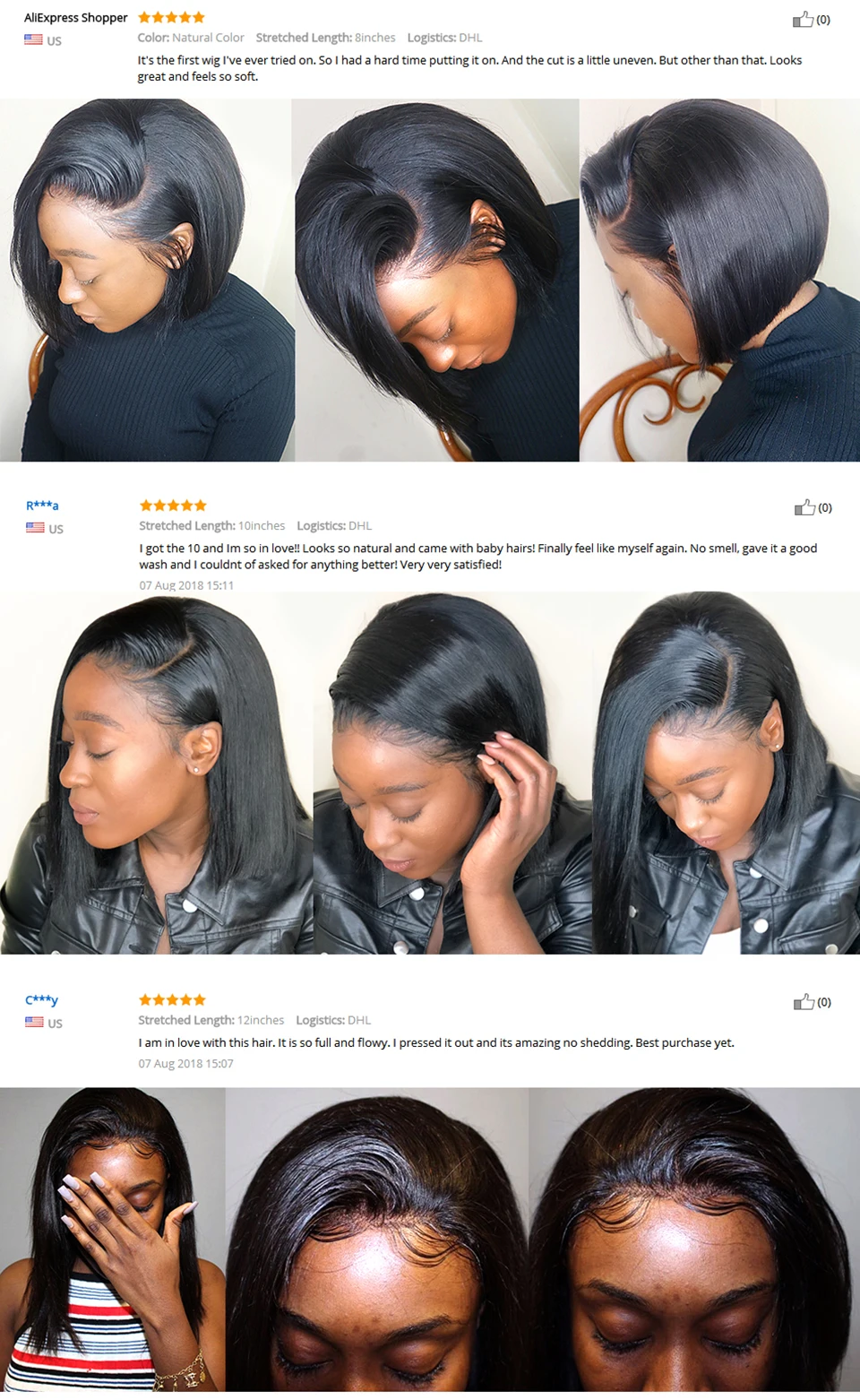 Eva Short Lace Front Human Hair Wigs Pre Plucked With Baby Hair Brazilian Straight Bob Lace Front Wigs For Black Women Remy Hair