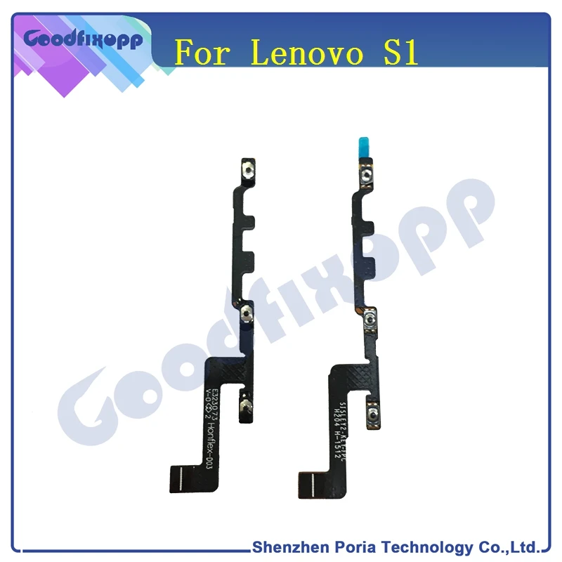 Original For Lenovo S1 Power On Off Volume Button Up Down Key Flex Cable Ribbon Replacement Parts | Мобильные телефоны и