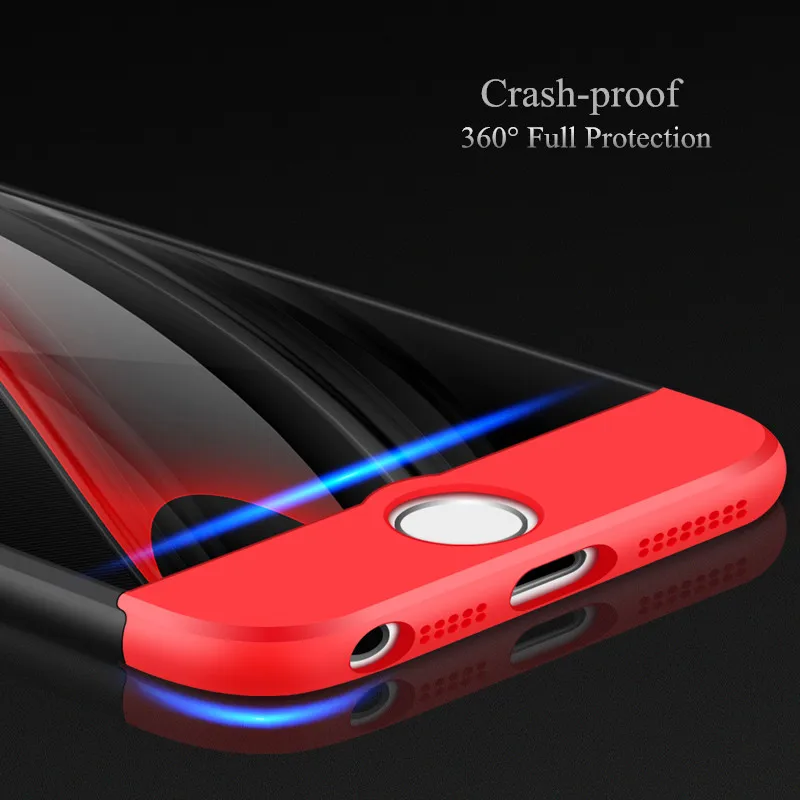 Роскошный Ультратонкий чехол ECTOBE для iphone 6, 6 S, 7, 7 plus, полное покрытие, Жесткий ПК для iphone 5, 5s, SE, чехол для телефона, двойной Dip, защитный чехол s
