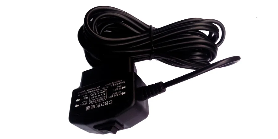 E-ACE Z02 OBD кабель для автомобильного видеорегистратора напряжение 12 В до 5 В 0.5A-2A понижающая линия мини USB порт длиной 3,5 метров для автомобильного видеорегистратора Dvr Cam