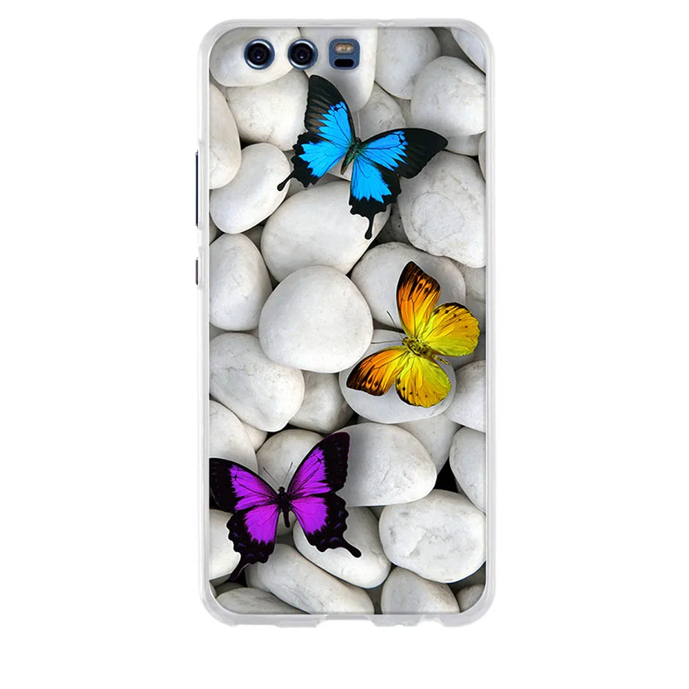 Чехол для Huawei P10 силиконовый 3D Мягкий ТПУ чехол накладка huawei P 10 оболочка
