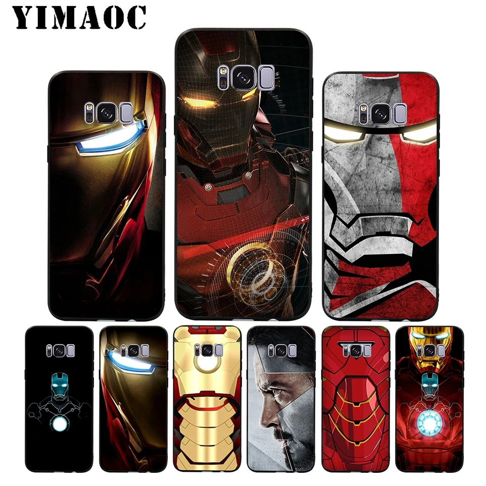 YIMAOC A30 Железный человек Марвел Мягкий силиконовый чехол для телефона samsung Galaxy S9 S8