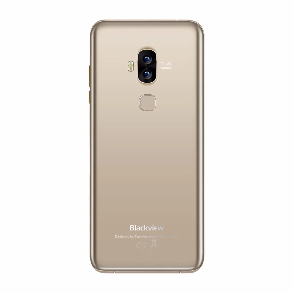 Blackview S8 5," 18:9 HD экран 4 камеры MT6750T восьмиядерный смартфон 4 Гб+ 64 Гб Две sim-карты отпечаток пальца OTG 4G LTE мобильный телефон