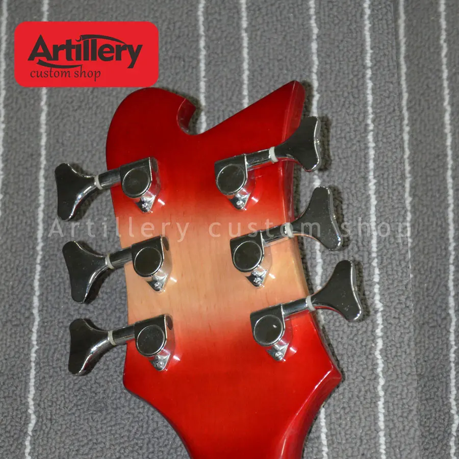 Пользовательские rickenback 4001 бас гитара с левшей 6 струн RK ЭЛЕКТРИЧЕСКАЯ ГИТАРА Все