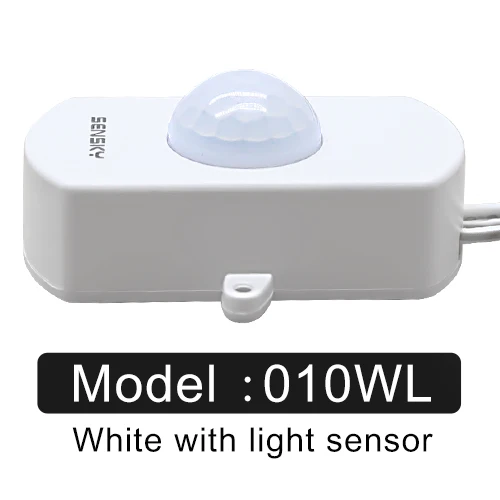 010WL Sensky DC 12 В 24 В 5A PIR сенсор переключатель Мини PIR инфракрасный ИК датчик движения Детектор переключатель модуль для светодиодные ленты светильник - Цвет: 010WL