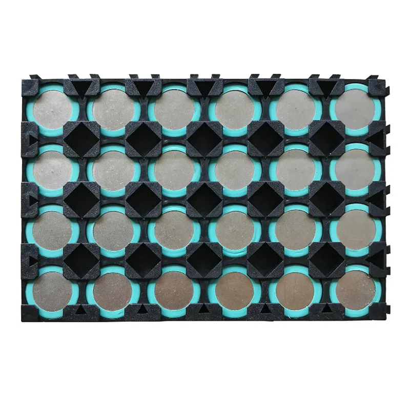 Novel 5/10 Pcs 4x6 Cell Spacer 18650 Li-ion Battery Holder Bracket Plastic Radiating Shell Rack Cylindrical Batteries Fixture Sh | Лампы и