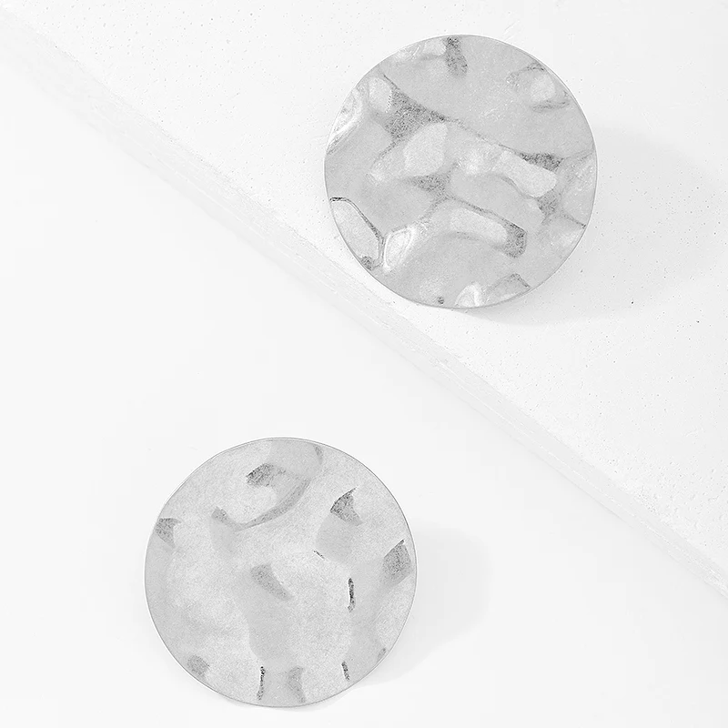 Fever &amp Free панк большие круглые серьги-гвоздики Золотые женские геометрические