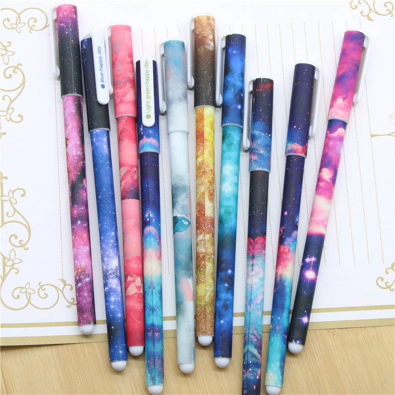 10 шт. креативные гелевые чернила звездного цвета ручки горячая распродажа Boligrafos