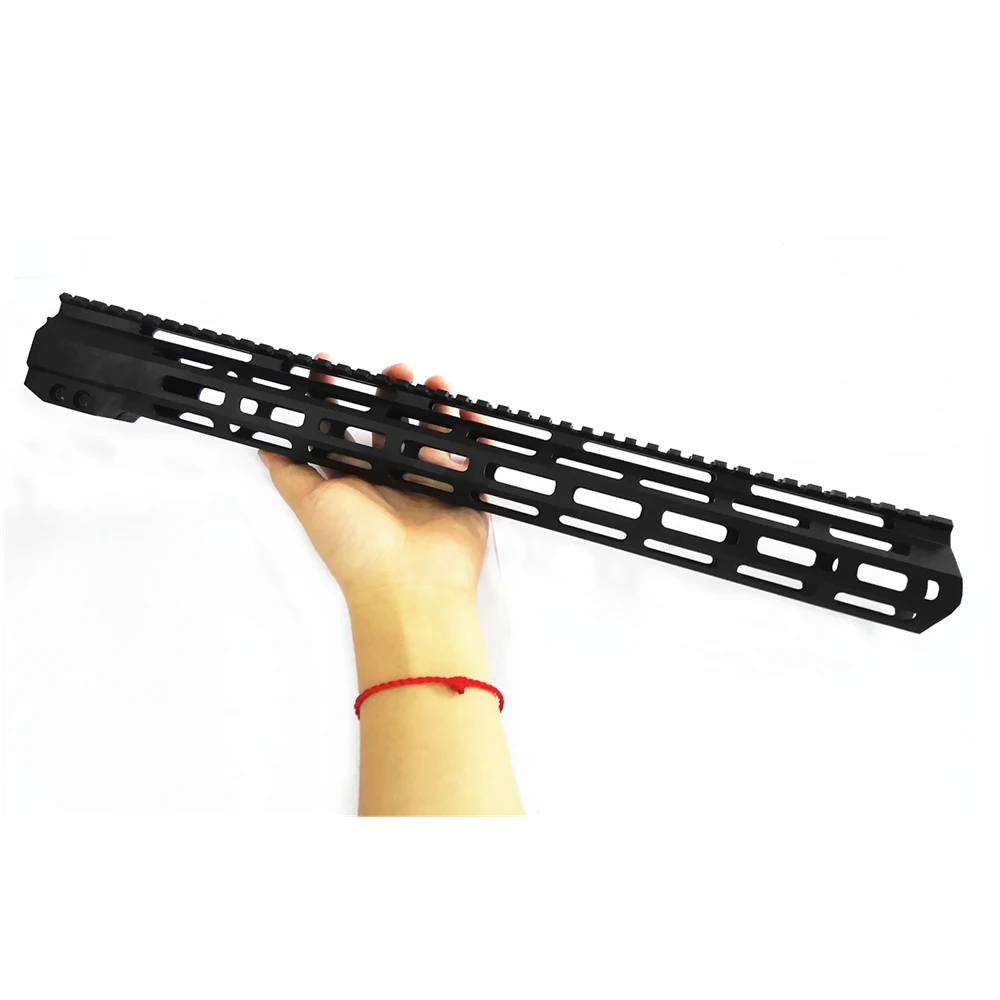 AR15 M-Lok Mlok " 9" 1" 12" 13," 15" 1" 19" тонкий свободный поплавок M-LOK рукоятка винтовка прицел крепление со стальной гайкой