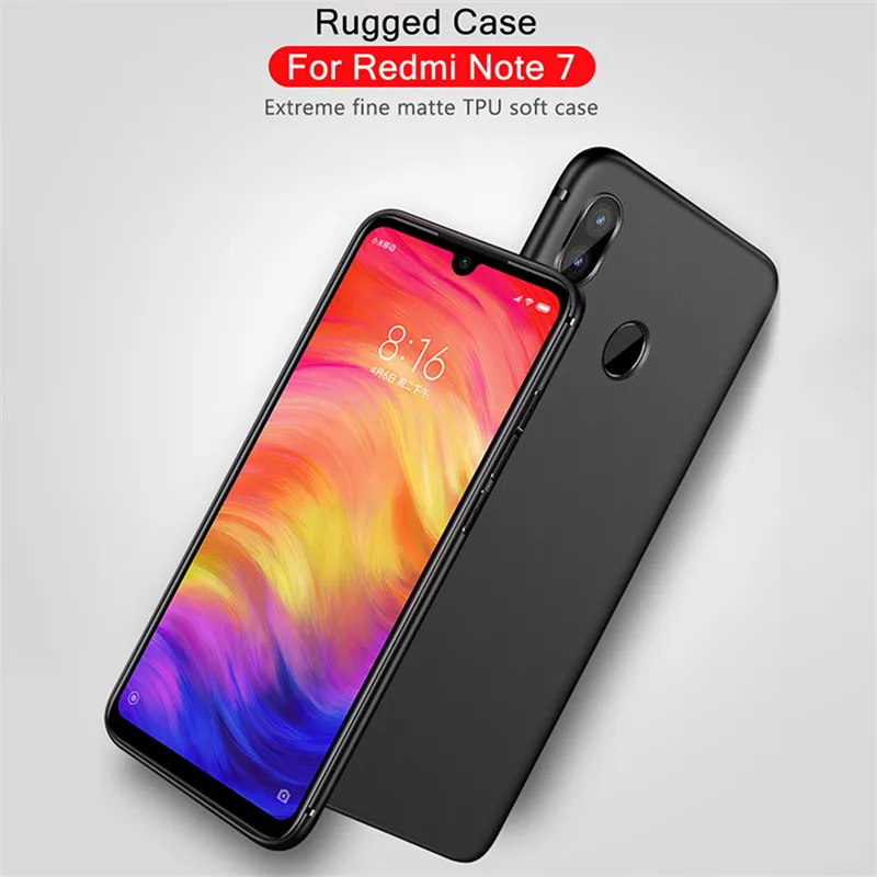 Матовый чехол из ТПУ для Xiaomi Redmi Note 7 7A K20 Pro 6 5 6A S2 4X 4 4A 5A Plus чехлы Mi 9 SE 8 Lite A1 6X A2 Mix 3 2s