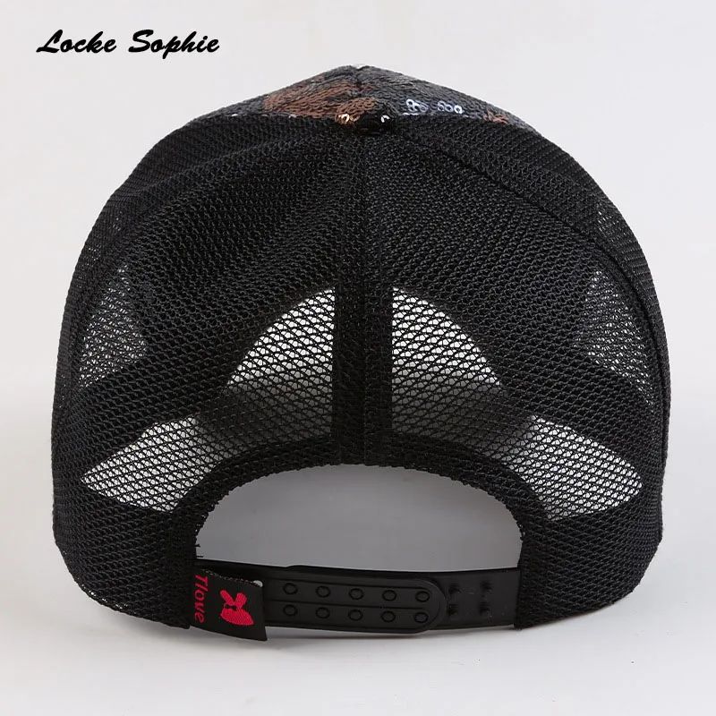 1pcs Women's Sun beret hats Caps 2019 Summer New Fashion mesh Sequins Splicing Peaked Hats Ladies Keep warm Lovely |
