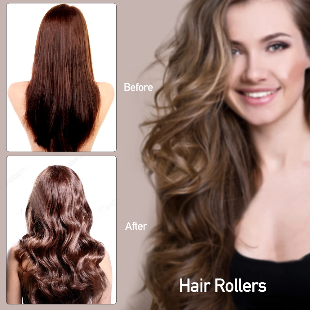 30 шт. мягкие силиконовые щипцы для завивки волос в форме колокольчика