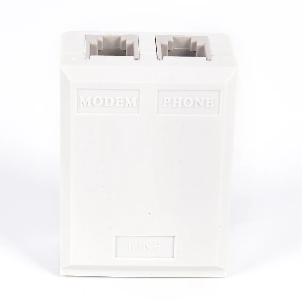 1 шт. телефонный RJ11 линия ADSL модем Широкополосный линейный фильтр сплиттер |