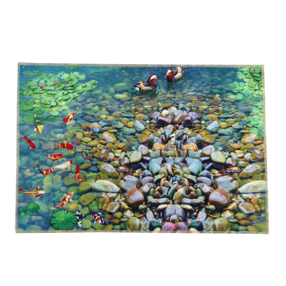 Новые булыжник двери кухня ковры пены памяти Ванная комната Абсорбент коврик не