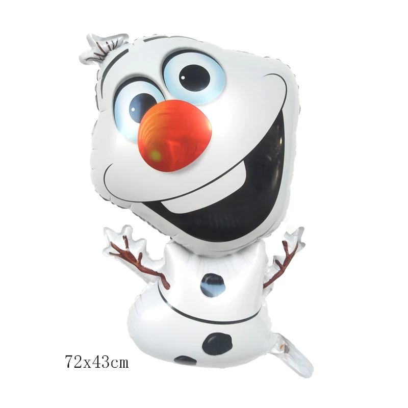 Olaf 5 шт./лот большой мультфильм пять принцесс фольгированные шары День рождения украшения Эльза Анна Олаф воздушный шар с Золушкой свадебные принадлежности - Цвет: Olaf