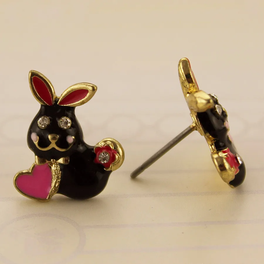 Модные серьги гвоздики 2014 модные новые чистые и бесшумные свежие элегантные