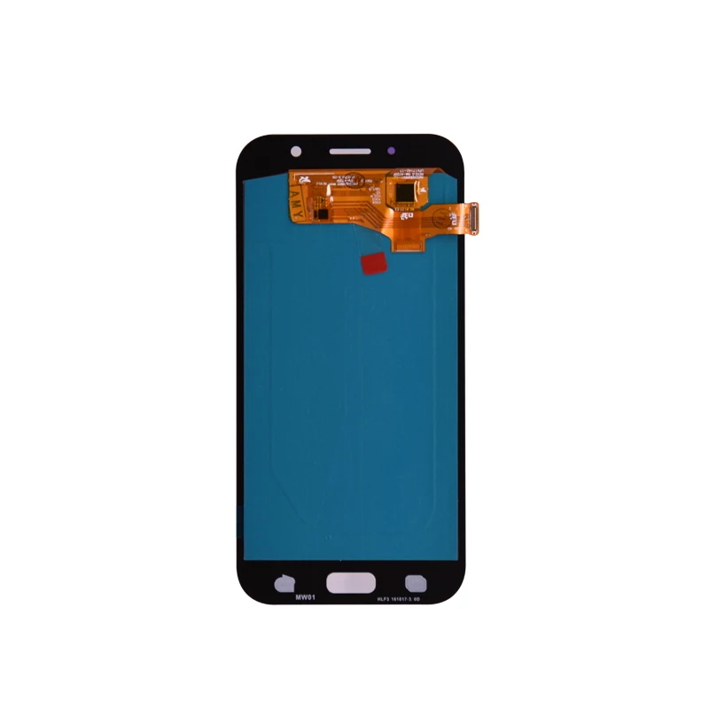 Супер Amoled для Samsung Galaxy A7 A720 A720F ЖК-дисплей кодирующий преобразователь сенсорного экрана в сборе lcd для Galaxy A7 Duos lcd
