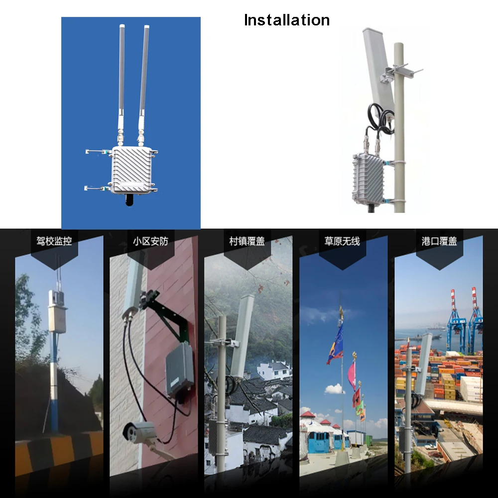 Уличная точка доступа Wi Fi 300 Мбит/с протоколом 802.11b/G/N и режимами