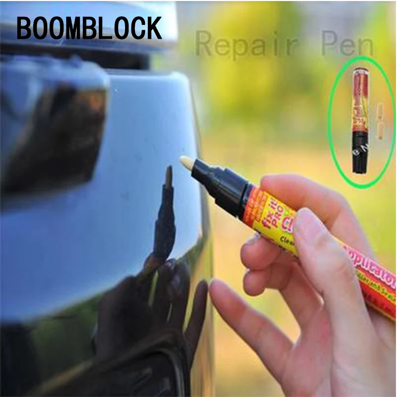 

BOOMBLOCK Clear Car Styling Repair Paint Pen Waterproof For Peugeot 307 206 Jeep Ford Focus 2 3 VW Polo Golf 4 5 7 Touran T5 T4