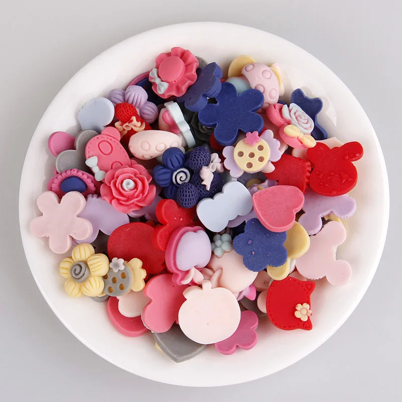 30 шт. разные цвета Популярные разноцветные цветы из матового материала