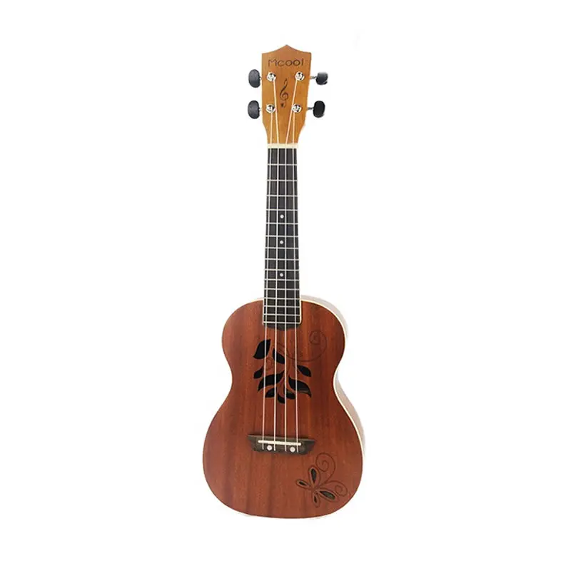 Mcool Высокое качество 21 дюймов сопрано Гавайские гитары Ukelele Sapele Дерево 4 струны
