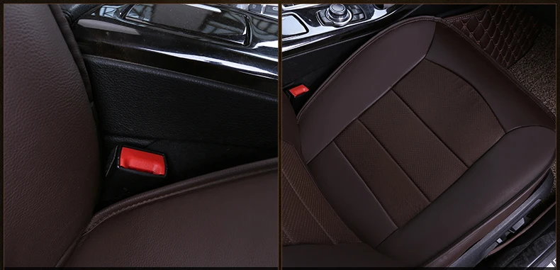 AUSFTORER чехлы из натуральной кожи под заказ для Volkswagen VW EOS 2007-2011 Чехлы для автомобильных сидений передние и задние аксессуары