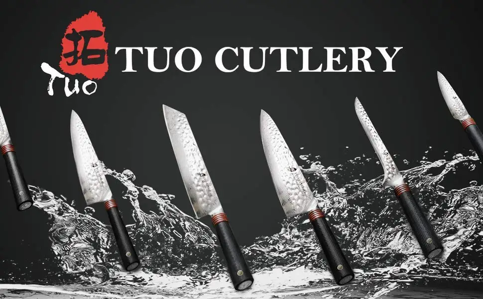 Kiritsuke 6,5 ''-дамасский кухонный мясницкий нож Ножи-японский AUS-10 HC из нержавеющей стали с подарочной коробкой-кольцо-серия H TUO CUTL
