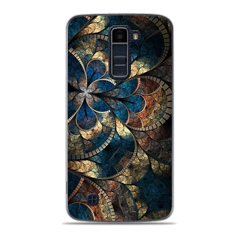 Geruide Мягкий силиконовый чехол для LG K10 K 10 чехол, мультфильм живопись мягкая ТПУ Телефон обложка чехол для LGK10 чехол для телефона чехол - Цвет: 17