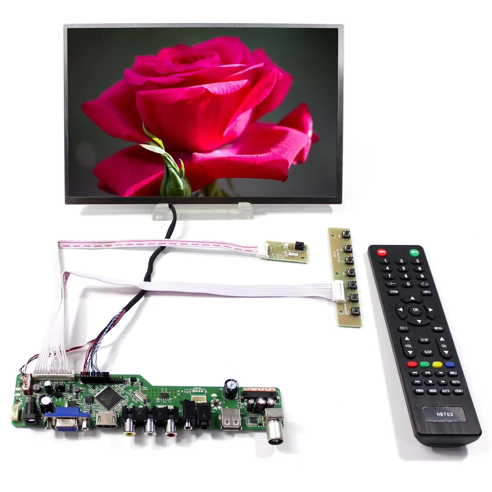 

TV LCD Controller board with 10.1inch 1280x800 IPS LCD Screen LP101WX1-SLP2