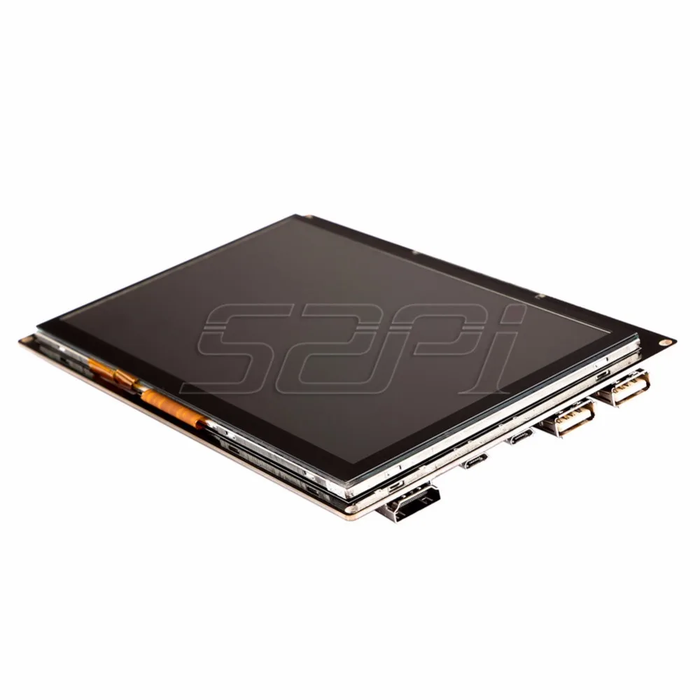 52Pi Бесплатный драйвер 7 дюймов 1024*600 TFT емкостный сенсорный экран для Raspberry Pi 4 B All