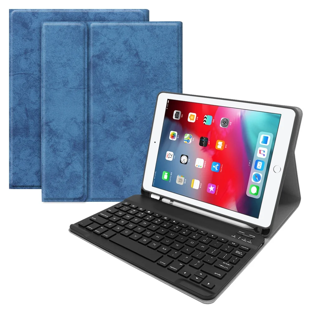 Для iPad Air 3 10 5 чехол клавиатура Bluetooth W держатель карандаша ultra Slim Стенд кожаный для