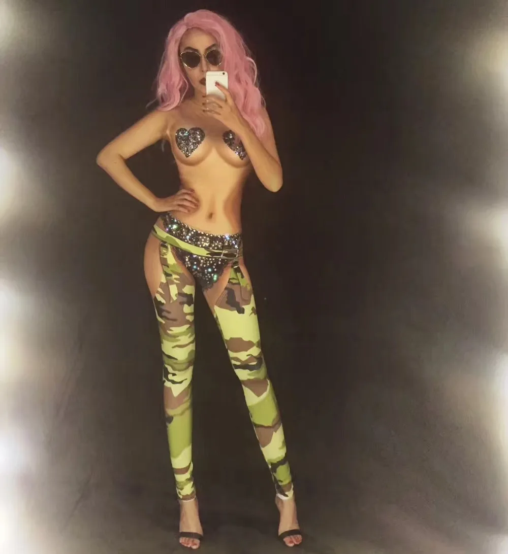 Камуфляжный костюм для Хэллоуина соблазнительный армейский комбинезон с 3D