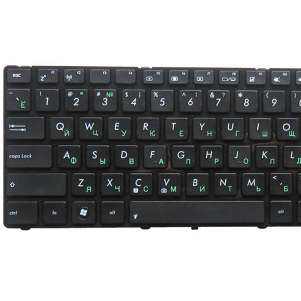 Новая русская клавиатура GZEELE для ноутбука ASUS K70I K70ID F90 F50 F52 F52q X5DC X5DIJ X50IJ X5DIN с черной