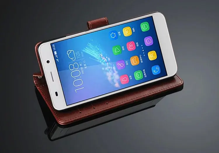 Чехол с держателем для карт Huawei Y6 чехол из искусственной кожи телефона кошелек