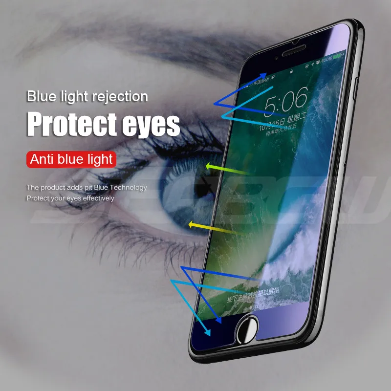 9H Защитное стекло для iPhone 6 7 Plus 5 5S SE 6 6S 8 Plus XS Max XR стекло для iPhone 7 8 X Защитное стекло для экрана на iPhone 7 6S 8