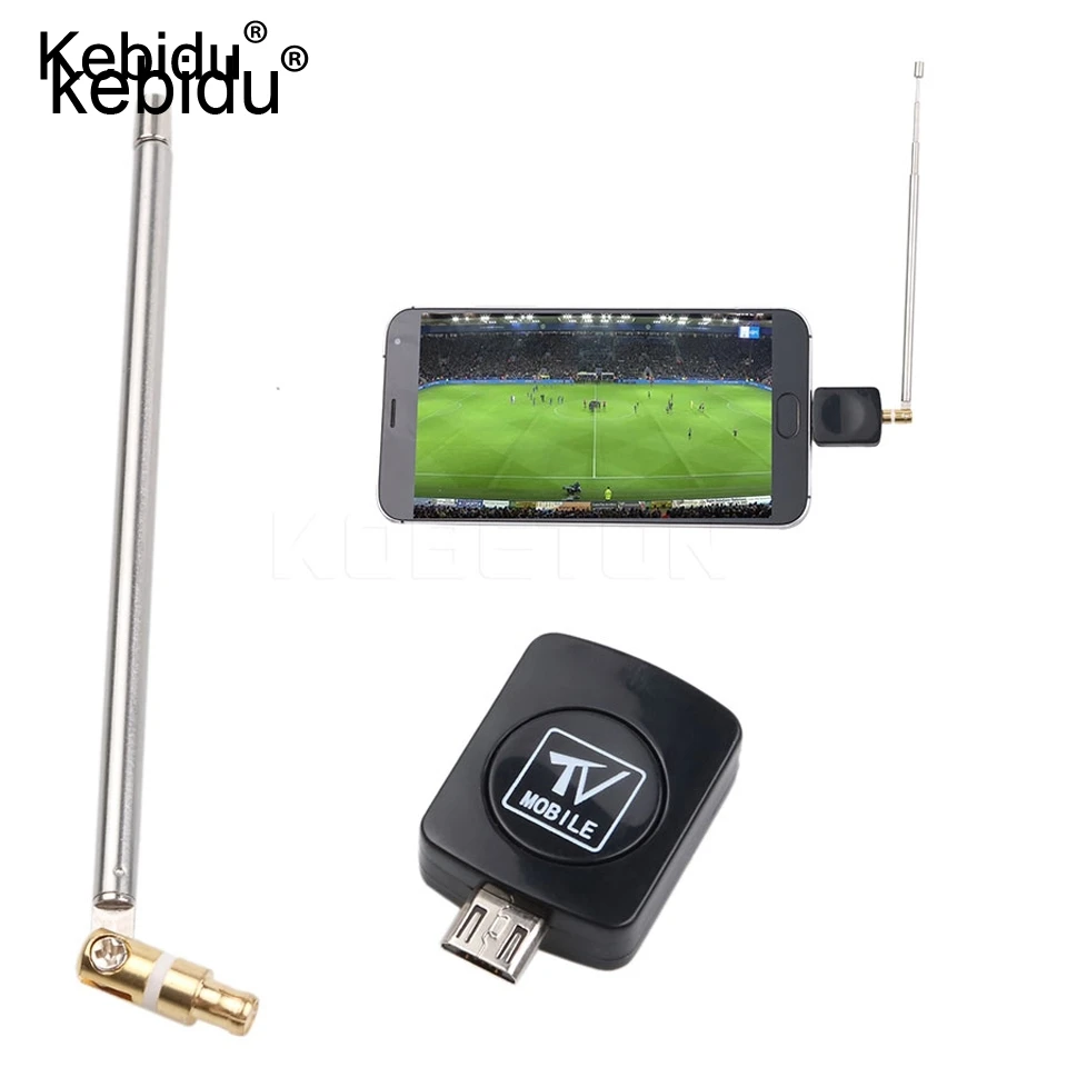 Мини микро USB DVB T тюнер Kebidu ТВ приемник ключ/антенна HD цифровой мобильный HDTV